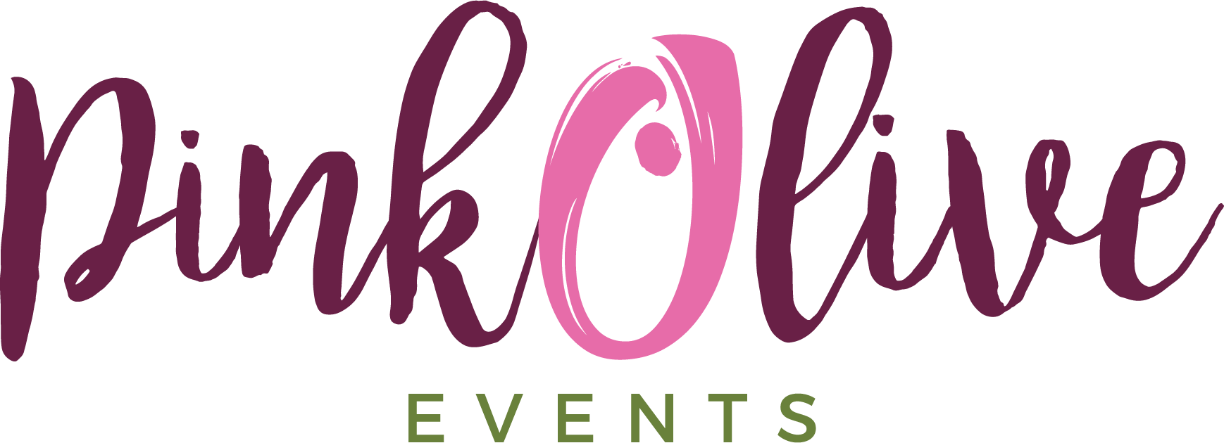 Pink Olive Events logo